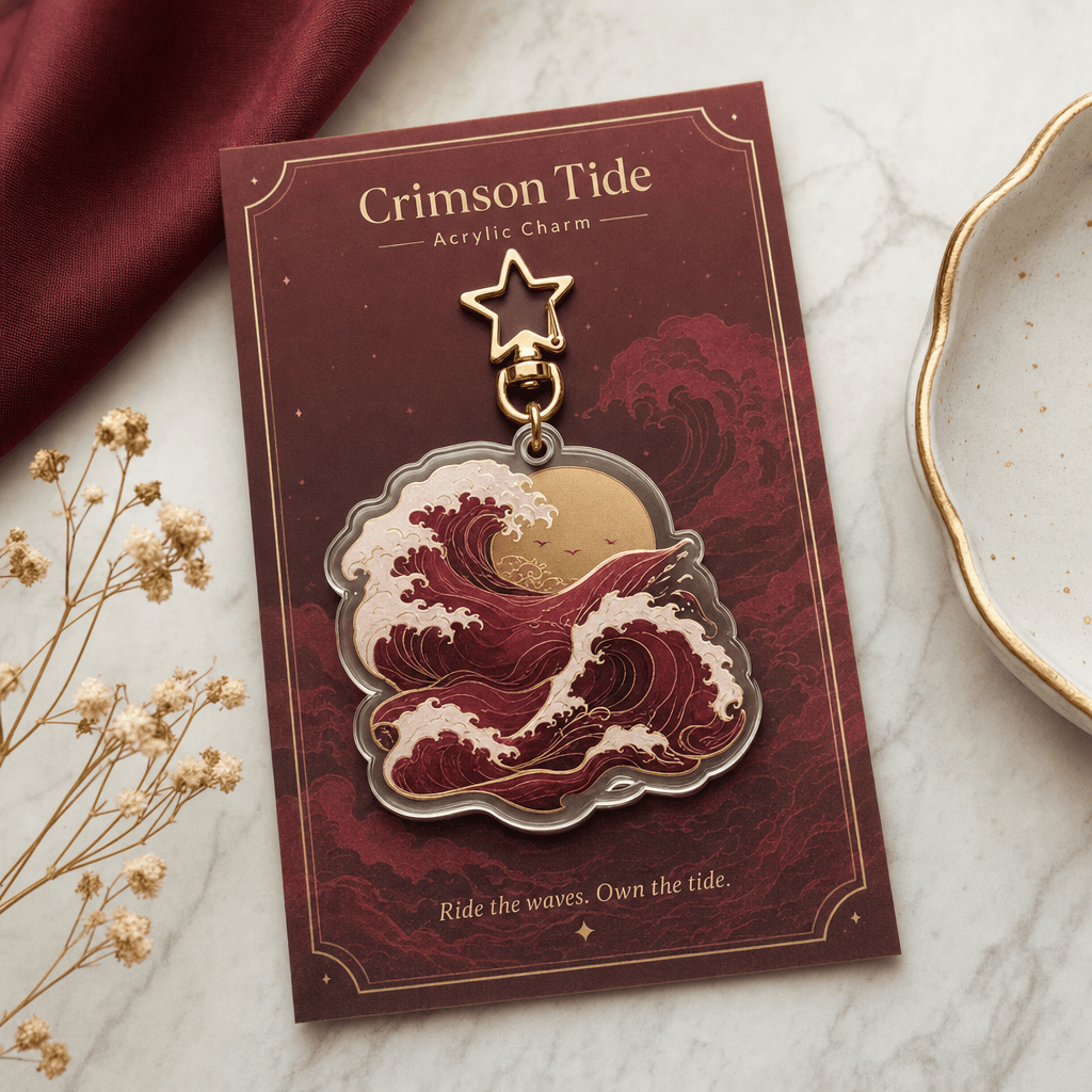 Crimson Tide — Acrylic Charm